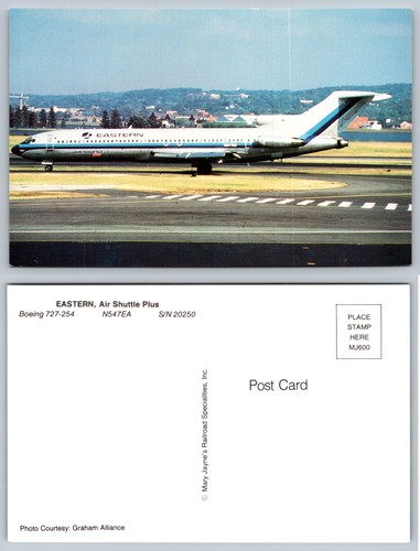 Cartolina eastern air shuttle - eastern,